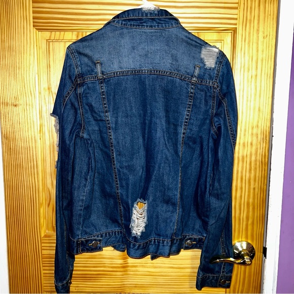 Distressed Jean Jacket - Picture 3 of 3